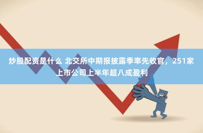 炒股配资是什么 北交所中期报披露季率先收官，251家上市公司上半年超八成盈利