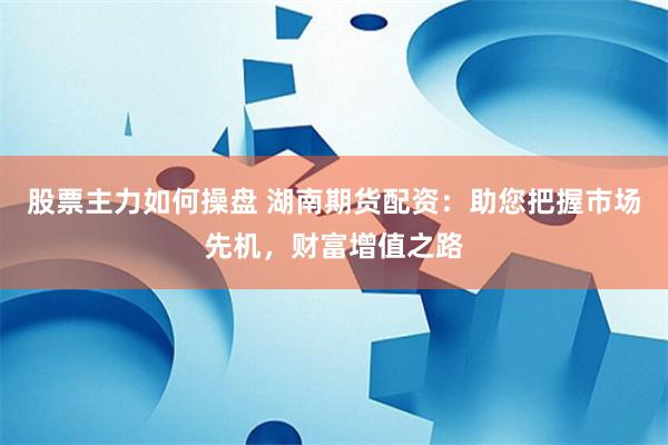 股票主力如何操盘 湖南期货配资：助您把握市场先机，财富增值之路