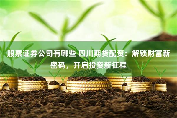 股票证券公司有哪些 四川期货配资:解锁财富新密码,开启投资新征程